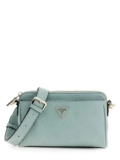 Guess laukku HWPD98 88720 Lso Cresidia II Mini Xbody Top Zip Lso Light Sage Logo