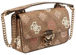 Discount Guess laukku Lou Eliette Logo Mini Cvtbl X Flap Lou Latte Logo Multi