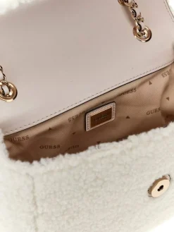 Sale Guess laukku Whi Aslia Convertible Xbody Flap Whi White