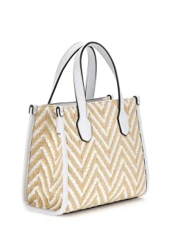 laukku Whi Silvana 2 Cmprtmnt Mini Tote*Guess New