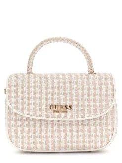 Guess laukku Wml Mirema Top Handle Flap Wml White Multi