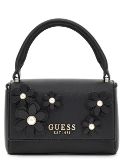 Outlet Guess lHWBG73 30780 Bla Zaria Mini Top Handle Flap Bla Black