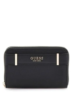 Clearance Guess lompakko Bla Anadela Slg Medium Zip Around Bla Black
