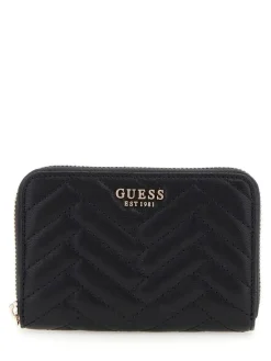 lompakko Bla Anning Slg Medium Zip Around*Guess Online