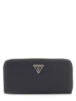 Outlet Guess lompakko Bla Talent Slg Large Zip Around Bla Black