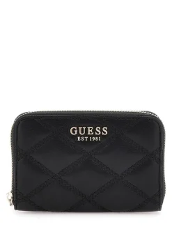 Hot Guess lompakko Bla Tamsin Slg Medium Zip Around Bla Black