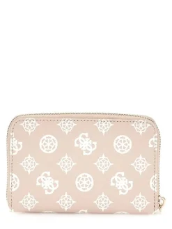 New Guess lompakko Sdl Laurel Slg Medium Zip Around Sdl Sand Logo