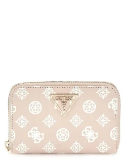 New Guess lompakko Sdl Laurel Slg Medium Zip Around Sdl Sand Logo