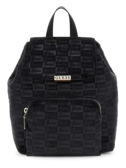 Sale Guess reppu Jblk Velvet Backpack JBLK Jet black