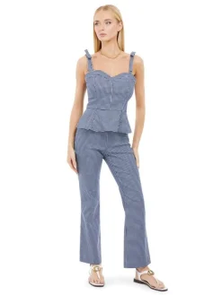 Clearance Guess toppi Vichy I71U Sini/valk ruutu