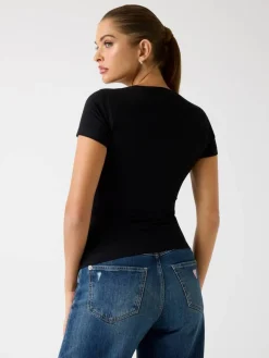 Online Guess t-paita Python JBLK Musta