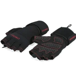 New Gymstick rannetuelliset treenihanskat Black/red