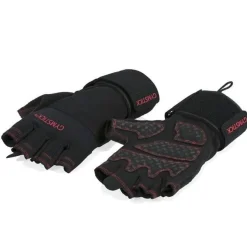 New Gymstick rannetuelliset treenihanskat Black/red