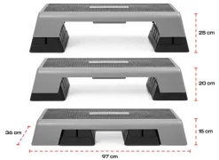 Sale Gymstick steppilauta Pro musta-harmaa