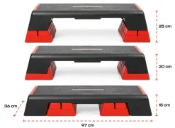 Sale Gymstick steppilauta Pro musta-punainen
