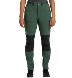 Outlet Haglu00f6fs Haglöfs housut Rugged Standard Pant Women 4HT Fjell Green/True Black