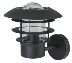 Jammy ulkoseinävalaisin ylös 25 cm musta*Heat Online