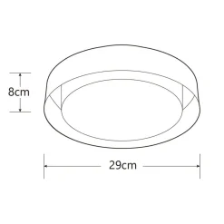 Discount Heat kattoplafondi Frame valkoinen