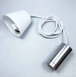 lampunjohto tekstiili 1,6 m valkoinen*Heat