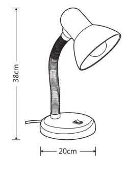 Clearance Heat pöytävalaisin Basic valkoinen