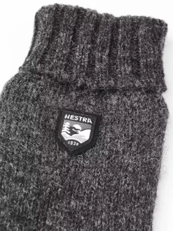 Clearance Hestra käsineet Basic Wool 390 Charcoal