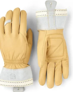 Outlet Hestra Skullman nahkakäsineet 700 Natural Brown