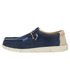 Sale Hey Dude kangaskengät Wally Costline Jute Navy 410 Navy