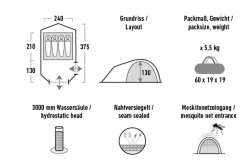 teltta Kira 4.1*High Peak Clearance