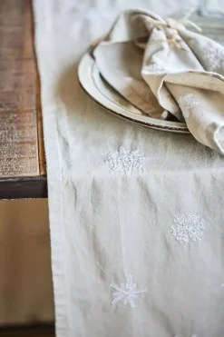 Online IB Laursen kaitaliina lumihiutale 30x160 cm pellava