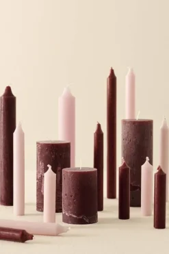 Online IB Laursen kynttilä 10 cm rustiikki punainen