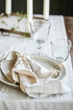 lautasliina lumihiutale 40x40 cm pellava*IB Laursen Online