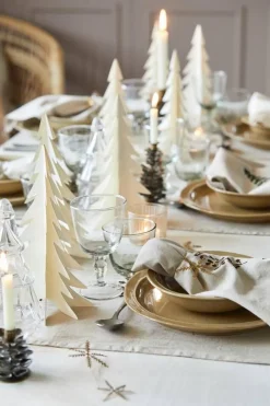 Best IB Laursen lautasliina oksa 40x40 cm luonnonvalkoinen