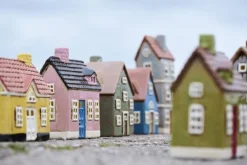 talolyhty My Home Town sininen ovi*IB Laursen New