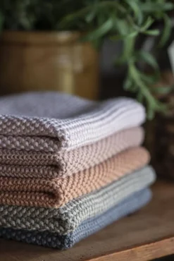 New IB Laursen tiskiliina kudottu Mynte vihreä