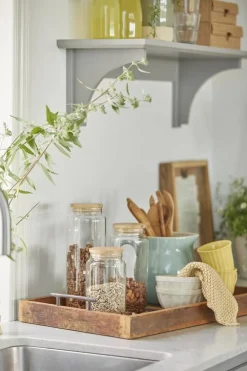 tiskiliina kudottu Mynte sitruuna*IB Laursen Sale