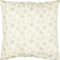 Online IB Laursen tyynynpäällinen Agatha kukat vihreä