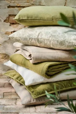 tyynynpäällinen sametti herbal green*IB Laursen Clearance