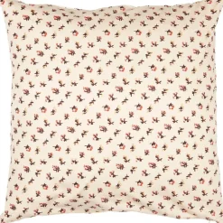 tyynynpäällinen Antonia beige kukat ruskea/punain*IB Laursen Discount
