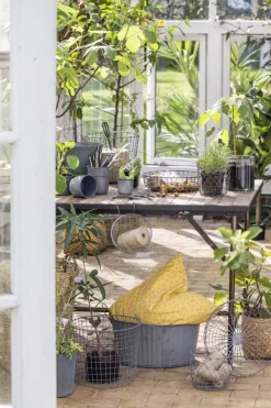 tyynynpäällinen Andrea keltainen kukat valkoinen*IB Laursen