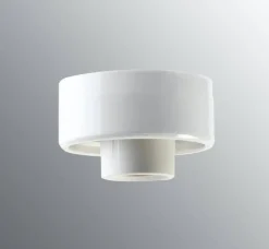 Ifö Electric posliinikanta suora, valkoinen, kierre 84,5 mm,*Ifu00f6 Electric Hot