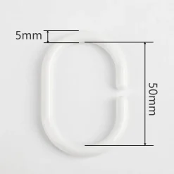 suihkuverhorenkaat valkoinen*Ihanin Clearance