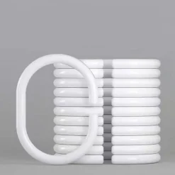 suihkuverhorenkaat valkoinen*Ihanin Clearance