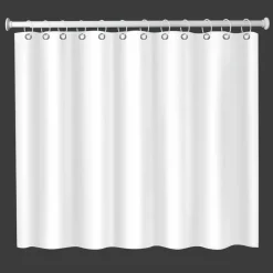 suihkuverhotanko 75-125 cm valkoinen*Ihanin Hot