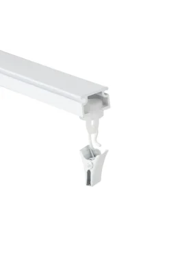 Ihanin verhokiskon pyöröliuku nipistimellä valkoinen 20 kpl