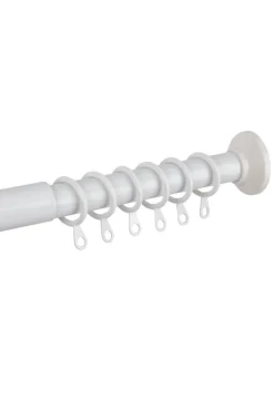 Discount Ihanin verhorenkaat Cafe 19/26 mm valkoinen