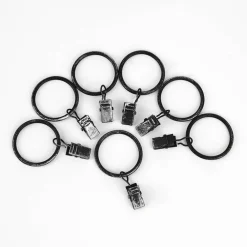 Hot Ihanin verhorenkaat nipistimellä 10 kpl mustakulta