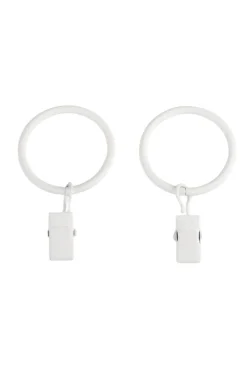 New Ihanin verhorenkaat nipistimellä 25/32 mm mattavalkoinen