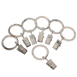 New Ihanin verhorenkaat nipistimellä 25/32 mm valkokulta