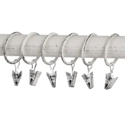 Outlet Ihanin verhorenkaat nipistimellä 10 kpl valkokulta