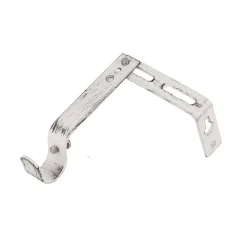 Ihanin verhotangon kannakkeet 19 mm valkokulta